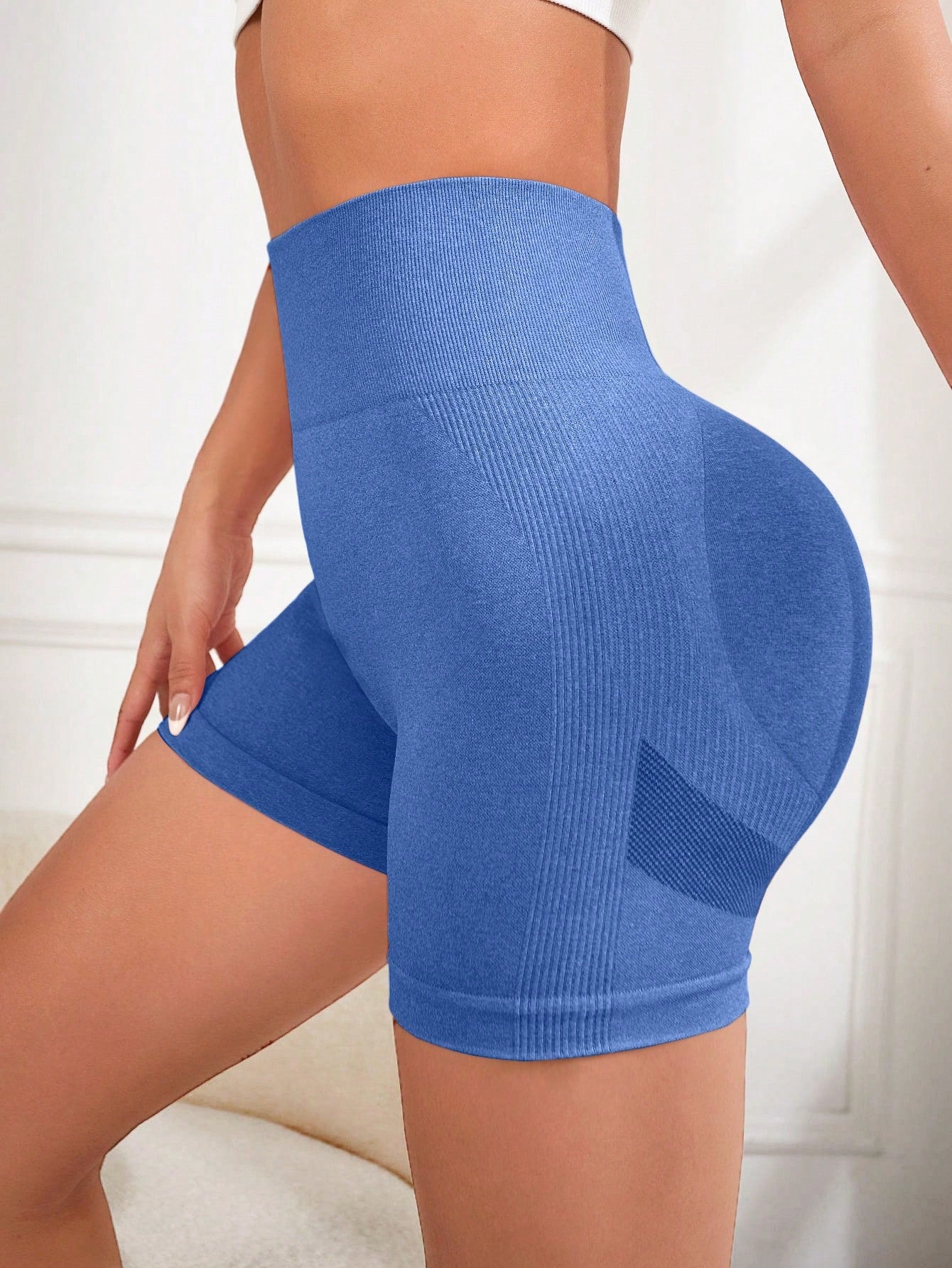 Women&#39;s Solid Skinny Shorts, Sexy High Waist Yoga Shorts, Casual Comfy Summer Shorts Women&#39;s Clothing